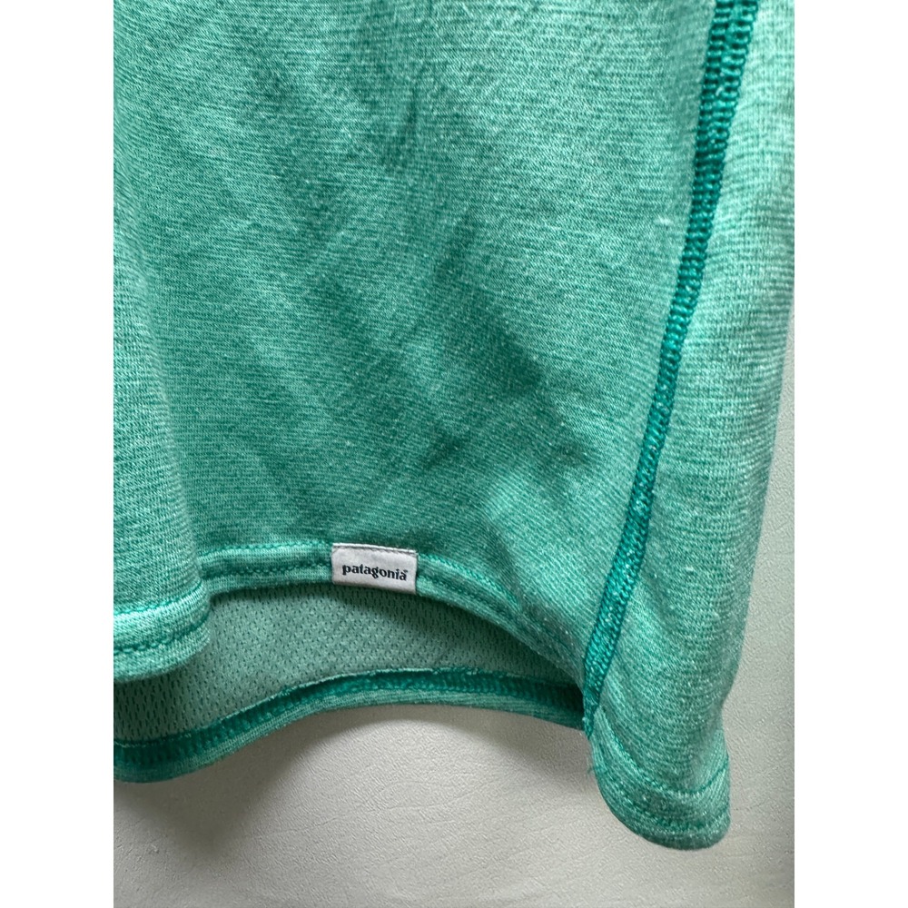 Patagonia Capilene 3 Midweight Women S Green Quarter‎ Zip Pullover Base Layer - Picture 3 of 7